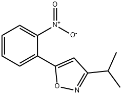 Isoxazole, 3-(1-methylethyl)-5-(2-nitrophenyl)- Structural