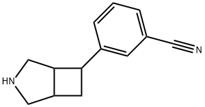 Benzonitrile, 3-(3-azabicyclo[3.2.0]hept-6-yl)- Structural