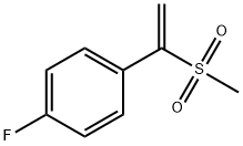 Benzene, 1-fluoro-4-[1-(methylsulfonyl)ethenyl]- Structural