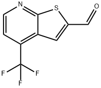 Thieno[2,3-b]pyridine-2-carboxaldehyde, 4-(trifluoromethyl)- Structural