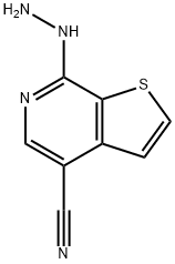 Thieno[2,3-c]pyridine-4-carbonitrile, 7-hydrazinyl- Structural