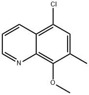 Quinoline, 5-chloro-8-methoxy-7-methyl- Structural