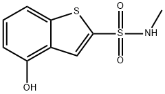 Benzo[b]thiophene-2-sulfonamide, 4-hydroxy-N-methyl- Structural