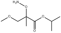 Propanoic acid, 2-(aminooxy)-3-methoxy-2-methyl-, 1-methylethyl ester Structural