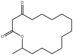 Oxacyclohexadecane-2,4-dione, 16-methyl- Structural