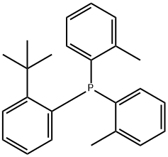 Phosphine, [2-(1,1-dimethylethyl)phenyl]bis(2-methylphenyl)- Structural