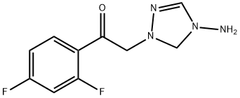 Ethanone, 2-(4-amino-4,5-dihydro-1H-1,2,4-triazol-1-yl)-1-(2,4-difluorophenyl)- Structural