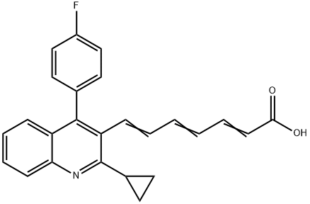 Pitavastatin Impurity 13 (Pitavastatin 2,4,6-Triene Impurity) Structural