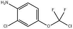 Benzenamine, 2-chloro-4-(chlorodifluoromethoxy)- Structural