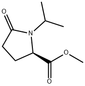D-Proline, 1-(1-methylethyl)-5-oxo-, methyl ester Structural