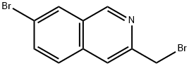 Isoquinoline, 7-bromo-3-(bromomethyl)- Structural