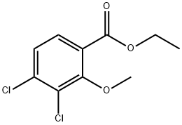Benzoic acid, 3,4-dichloro-2-methoxy-, ethyl ester Structural