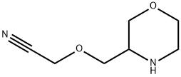Acetonitrile, 2-(3-morpholinylmethoxy)- Structural