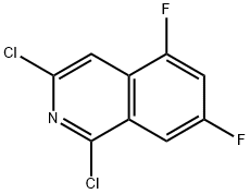 Isoquinoline, 1,3-dichloro-5,7-difluoro- Structural