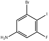 Benzenamine, 3-bromo-5-fluoro-4-iodo- Structural