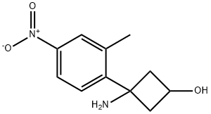 Cyclobutanol, 3-amino-3-(2-methyl-4-nitrophenyl)- Structural