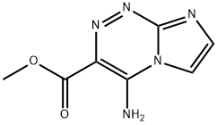 Imidazo[2,1-c][1,2,4]triazine-3-carboxylic acid, 4-amino-, methyl ester Structural