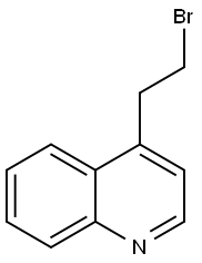 Quinoline, 4-(2-bromoethyl)- Structural