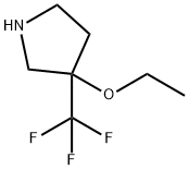 Pyrrolidine, 3-ethoxy-3-(trifluoromethyl)- Structural
