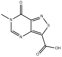 Isothiazolo[4,3-d]pyrimidine-3-carboxylic acid, 6,7-dihydro-6-methyl-7-oxo- Structural