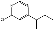 Pyrimidine, 4-chloro-6-(1-methylpropyl)- Structural