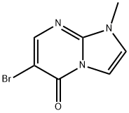 Imidazo[1,2-a]pyrimidin-5(1H)-one, 6-bromo-1-methyl- Structural