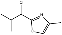 Oxazole, 2-(1-chloro-2-methylpropyl)-4-methyl- Structural