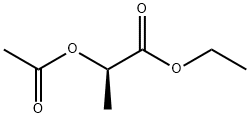 Propanoic acid, 2-(acetyloxy)-, ethyl ester, (2R)- Structural