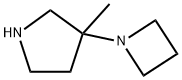 Pyrrolidine, 3-(1-azetidinyl)-3-methyl- Structural