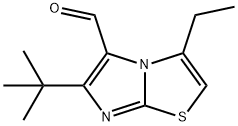 Imidazo[2,1-b]thiazole-5-carboxaldehyde, 6-(1,1-dimethylethyl)-3-ethyl- Structural