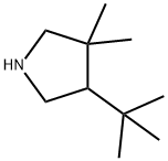Pyrrolidine, 4-(1,1-dimethylethyl)-3,3-dimethyl- Structural