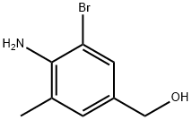 Benzenemethanol, 4-amino-3-bromo-5-methyl- Structural
