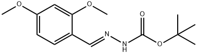 Hydrazinecarboxylic acid, 2-[(2,4-dimethoxyphenyl)methylene]-, 1,1-dimethylethyl ester, (2E)- Structural
