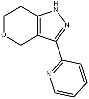 Pyrano[4,3-c]pyrazole, 1,4,6,7-tetrahydro-3-(2-pyridinyl)- Structural
