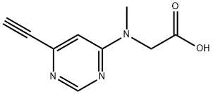 Glycine, N-(6-ethynyl-4-pyrimidinyl)-N-methyl- Structural
