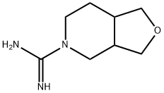Furo[3,4-c]pyridine-5(3H)-carboximidamide, hexahydro- Structural