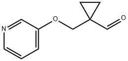 Cyclopropanecarboxaldehyde, 1-[(3-pyridinyloxy)methyl]- Structural