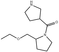 Methanone, [2-(ethoxymethyl)-1-pyrrolidinyl]-3-pyrrolidinyl- Structural