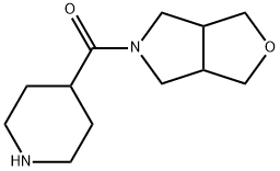 Methanone, 4-piperidinyl(tetrahydro-1H-furo[3,4-c]pyrrol-5(3H)-yl)- Structural
