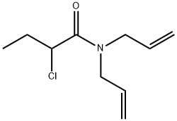 Butanamide, 2-chloro-N,N-di-2-propen-1-yl- Structural