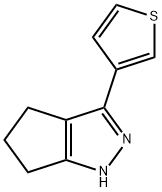 Cyclopentapyrazole, 1,4,5,6-tetrahydro-3-(3-thienyl)- Structural