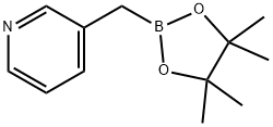 Pyridine, 3-[(4,4,5,5-tetramethyl-1,3,2-dioxaborolan-2-yl)methyl]- Structural