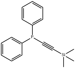 (trimethylsilyl)(diphenylphosphino)acetylene Structural