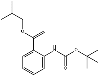 tert-butyl (2-(1-isobutoxyvinyl)phenyl)carbamate Structural
