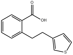 Benzoic acid, 2-[2-(3-thienyl)ethyl]- Structural