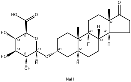 ANDROSTERONE GLUCURONIDE, SODIUM SALT (2,2,4,4-D4, 98%) Structural