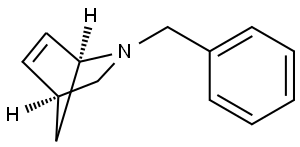 rel-(1R,4S)-2-benzyl-2-azabicyclo[2.2.1]hept-5-ene Structural