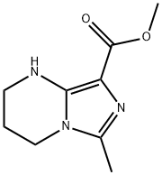 Imidazo[1,5-a]pyrimidine-8-carboxylic acid, 1,2,3,4-tetrahydro-6-methyl-, methyl ester Structural