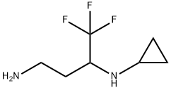 N-(4-amino-1,1,1-trifluorobutan-2-yl)cyclopropanamine Structural