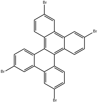 Dibenzo[a,c]triphenylene, 2,7,10,15-tetrabromo- Structural